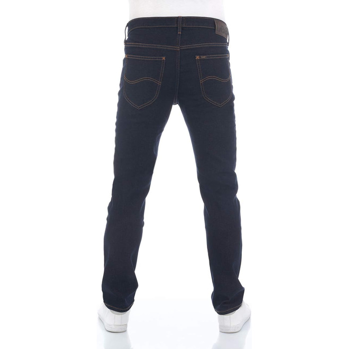 Чоловічі джинси Lee Daren Regular Straight Fit з еластичним стрейч-ефектом, темно-сині (Rinse Blue), 33W/30L