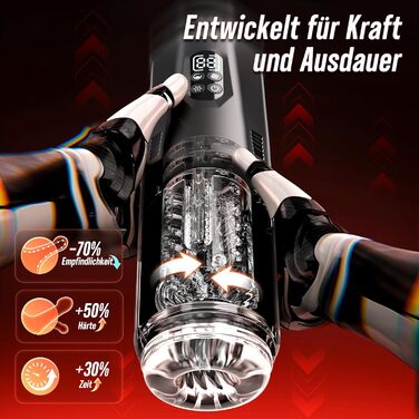 Мастурбатор для чоловіків KI-Interaktion з 7 режимами вібрації, ротацією та імітацією язика - секс-іграшка