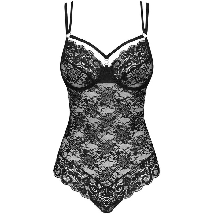 Body Obsessive для жінок, чорний, мереживо, Softschale, розмір M (1 шт.)