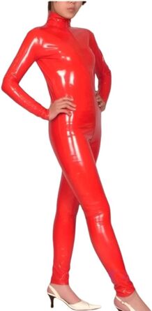 Боді з латексу YZPNBW для жінок: сексуальний лук, обтисле червоне плаття-боді, клубний стиль, танці, костюм, XXL