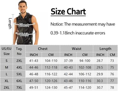 Чоловіча сорочка з лакованої шкіри Wetlook, сексуальна модель, для вечірок (L, Чорний)