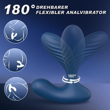 Анальний плагін SVAKOM VICK NEO 3 в 1 для чоловіків: 6 вібрацій, 5 інтенсивностей, нагрів до 38°C, стимуляція простати, керування через додаток