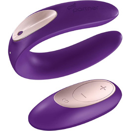 Vibrator для пар Satisfyer Double Plus з пультом дистанційного керування | 10 режимів вібрації, водонепроникний (IPX7)