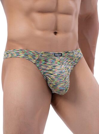 Танга чоловічі iKingsky, 6 шт. в упаковці, низька талія, швидковисихаючі, яскраві кольори