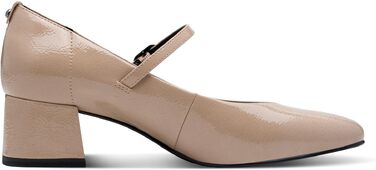 Жіночі туфлі-човники Tamaris на стійких підборах, колір taupe (бежево-сірий), розмір 41 EU