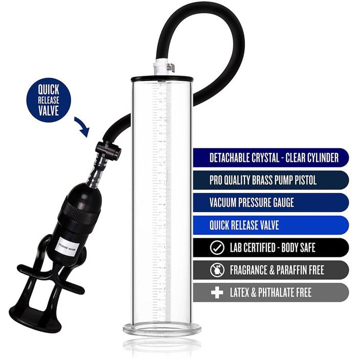 Насос для збільшення пеніса, чоловічий секс-іграшка, вакуумний насос для ерекції, преміум-якість