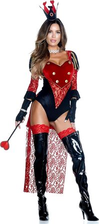 Костюм для дорослих Forplay Royal Treatment Sexy Storybook, L-XL, Червоний