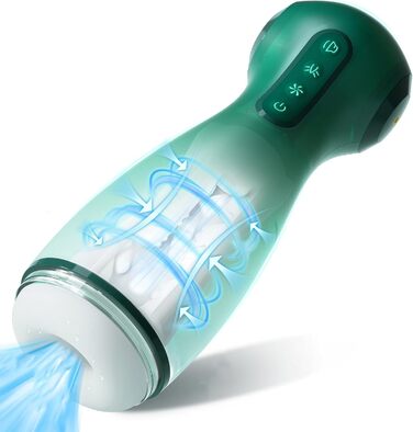 Вібратор для чоловіків з 9 вібраціями та функцією всмоктування, керування через додаток, LZYLWC