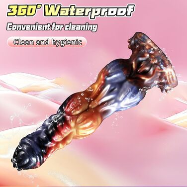 Вібратор для анального сексу з нагріванням, 3-в-1, з силікону, 25 см, 7 режимів, G-точка, для пар та чоловіків