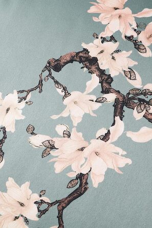 Халат жіночий довгий шовковий, квітковий принт, Babeyond - ідеальний для дому та вечірок