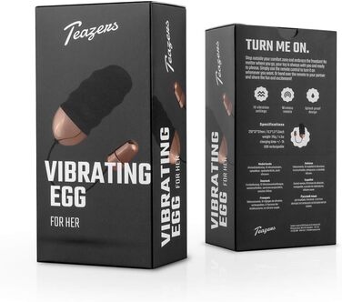 Teazers Вібруюче яйце з пультом дистанційного керування (текстуроване)
