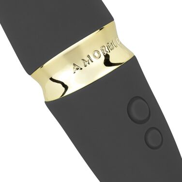 Вібратор AMORELIE Quickie для G-точки – 15 см, водонепроникний, акумуляторний, сірий