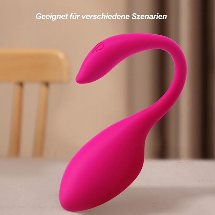 Вібраційний яйце-стимулятор G-Punkt з 9 режимів, керуванням через Bluetooth та застосунок, анальний плагін для парної взаємодії, вагінальний стопер, секс-іграшка з силікону для жінок