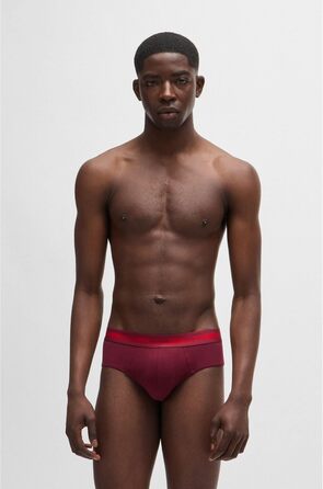 Труси чоловічі HUGO (XXL, 3 шт.) з логотипом Triplet Planet, бавовна, стрейч