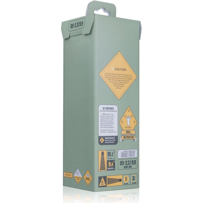 Анальний плаг Devil Dog чорного кольору