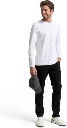 Чоловічі джинси Tom Tailor TTJOSH Regular Slim зі стрейчем, чорні (Black Denim), 34W / 32L