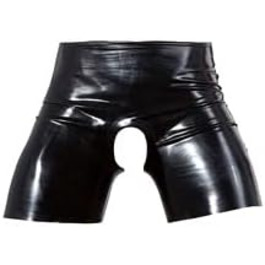 Штани латексні чоловічі LATE X, чорний колір, розмір S