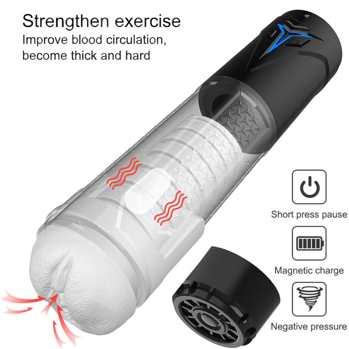 Автоматичний секс-іграшка для чоловіків з функцією насосу, секс-сет, мастурбатор