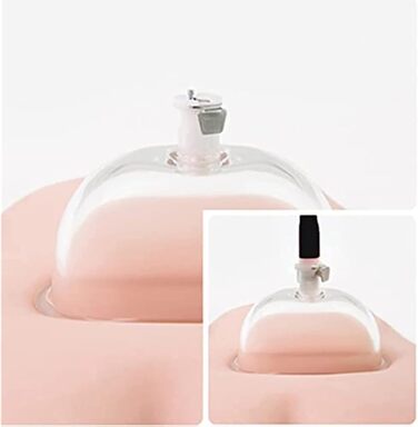 Електричний масажер для клітора та вагіни, вакуумний стимулятор, USB, чорний