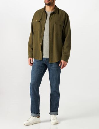 Чоловічі джинси Wrangler Straight Regular Fit середньої посадки, темно-сині (Blau Schwarz), розмір 34W/32L