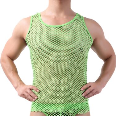 Чоловіча прозора футболка з сітки Kurzarm Nachtclub, Fichnetz T-shirt (L, Fa2102-888)