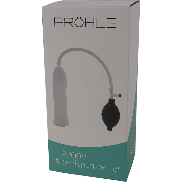 Анатомічна помпа для збільшення статевого члена Fröhle PP009 Slim-Fit, вакуумна помпа, секс-іграшка