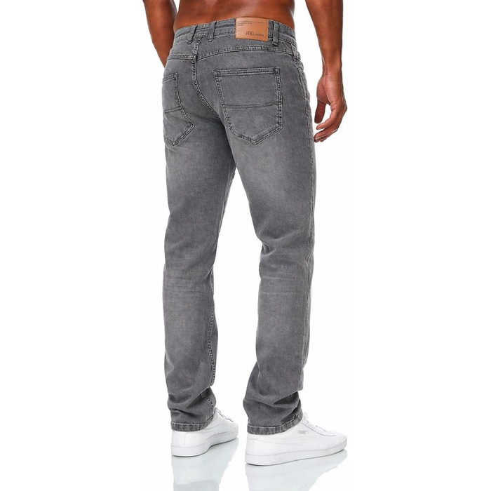 Чоловічі джинси JEEL Relax-Fit прямого крою Basic Washed, сірі (розмір 33W/34L)
