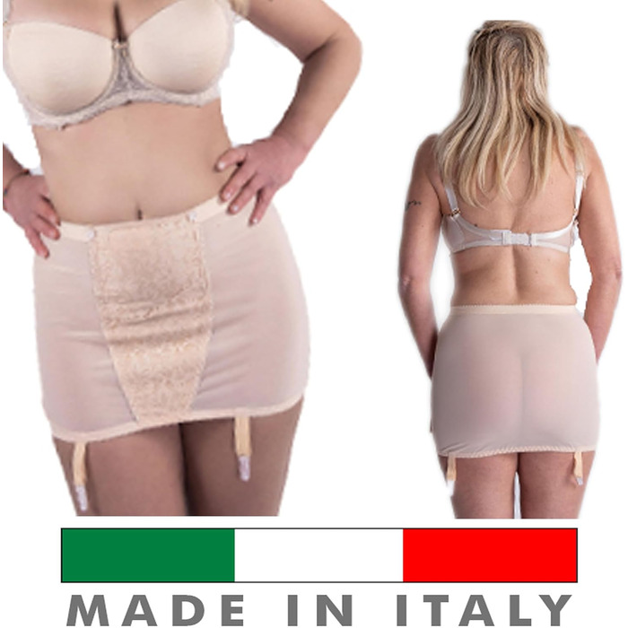 Корсетний пояс BODYPERFECT з високою талією, 4 фіксатори для панчіх, спідня білизна