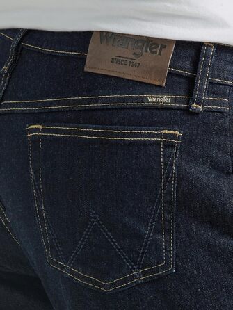Чоловічі робочі штани Wrangler Flame Resistant Regular Fit, вогнетривкі джинси (38W / 30L, Rinse Denim)
