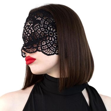 Чорна маска на обличчя з мереживом та стразами для жінок, елегантна венеціанська маска для карнавалу, Хелловіну, косплею, костюмованих вечірок, чорний колір