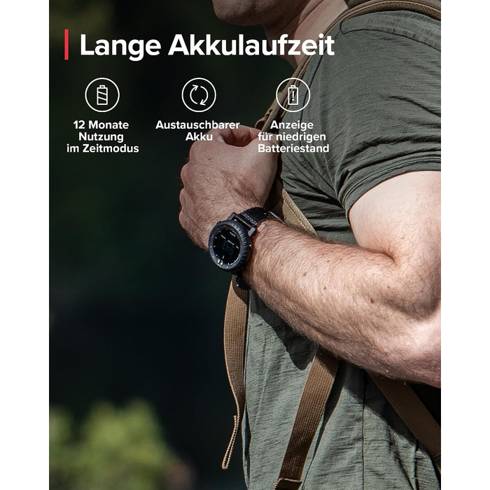Спортивний багатофункціональний годинник для активного відпочинку Suunto Core All Black (унісекс)