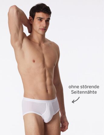 Труси чоловічі Schiesser 2 шт. Sportslip з вирізом, Original Feinripp, XXL, чорний