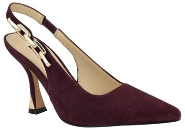 Жіночі туфлі-човники Nine West Veroni, замша, бордові (розмір 36.5 EU)