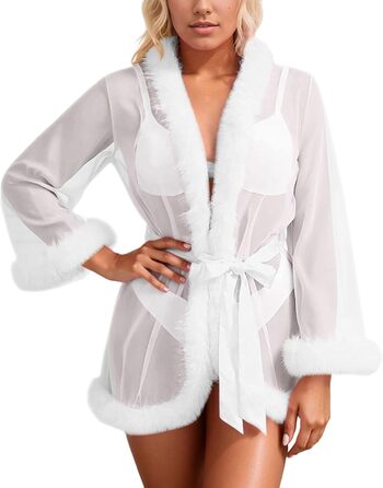 Жіноча білизна комплект великих розмірів: бюстгальтер та танга з еластичної шкіри (Wetlook) для вечірок, білий, розмір M