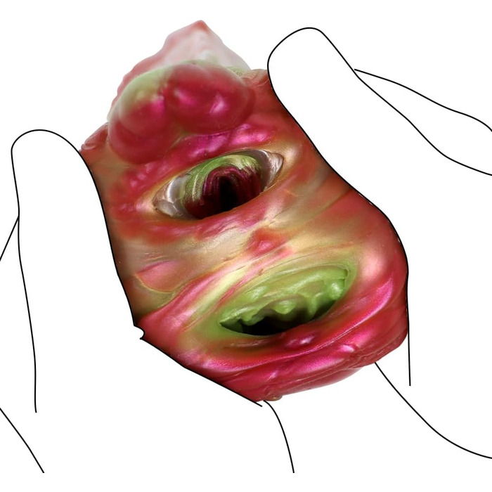 Масажер для чоловіків 2-в-1 з реалістичною силіконовою вагіною. Іграшка для дорослих, масаж пеніса, силікон.