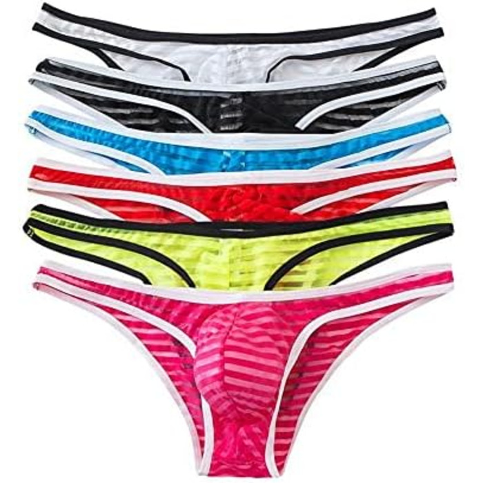 Сексуальна жіноча білизна QiaTi: 6 трусиків-стрінгів (XL, 6 шт.)