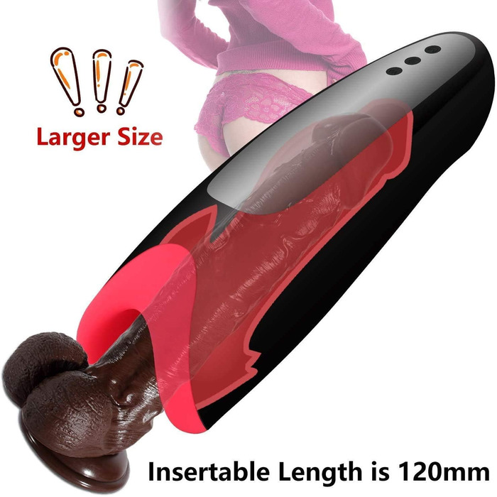 Вібратор для чоловіків з підігрівом та функцією Jet, 15 режимів, вологостійкий. Масажер для інтимного використання.