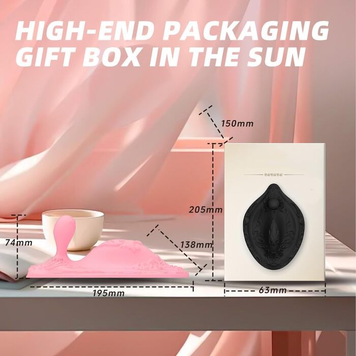 Вібратор OnundOn Erotik Butterfly для дорослих: стимуляція G-точки, 12 режимів, рожевий