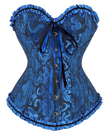 Корсет для повних грудей KUOSE, корсет для живота, топ великих розмірів, чорний та темно-синій