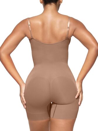 SHAPERX Формотворчий боді для жінок, спідниця Sienna-Shorts, XXS-XS