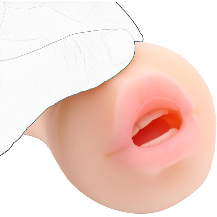 Реалістичний мундштук для мастурбації, Блоуджоб, Мастурбація, Іграшки для сексу, Подвійний канал, Pocket Pussy, 3D Еластичний анальний, Тренажер пеніса, Іграшки для мастурбації для чоловіків