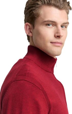 Чоловічий бавовняний кардиган Tom Tailor (розмір XL, колір Coach Red Melange)