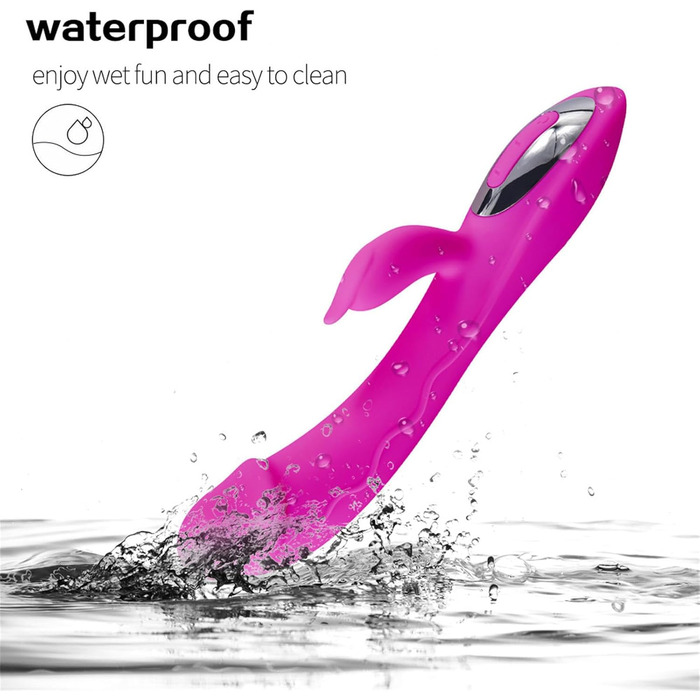 Вібратор G-Spot з силікону для жінок, 7 режимів, рожевий