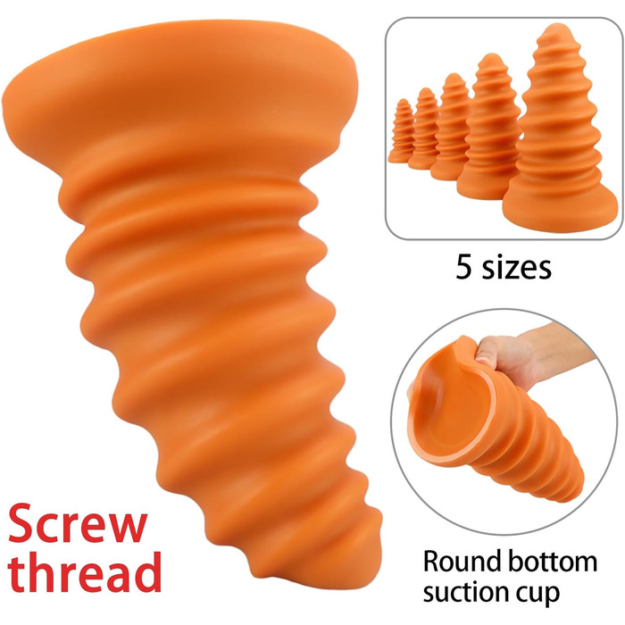 Анальний дилататор GeRRiT з 5 розмірами, з присоском. Масажер простати, анальні кулі, для чоловіків та жінок. Еротична іграшка для дорослих