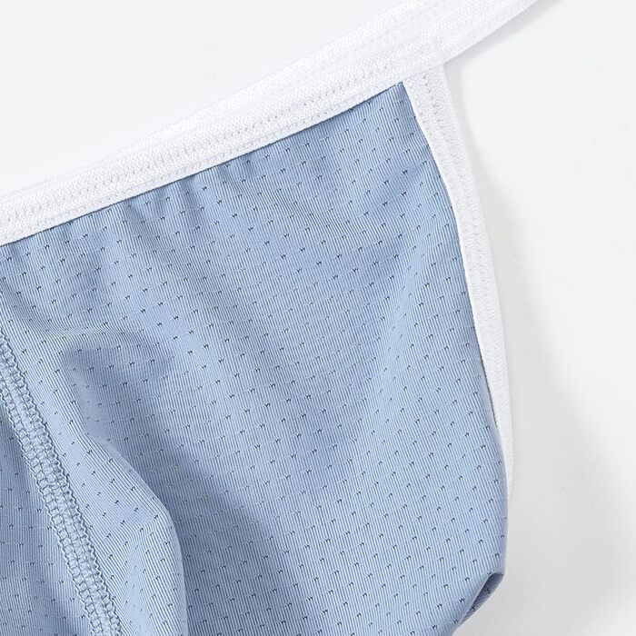 Танга чоловічі з сіткою, великі кишені, м'які, світло-сірі, XXL