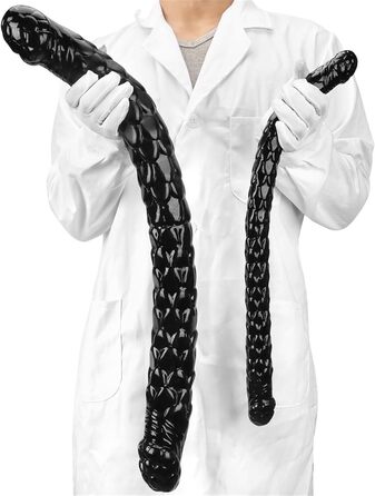 Анальний плагін Doppeldildo 52/70 см - гнучкий, для стимуляції G-точки, для пар, вагінальний дилататор