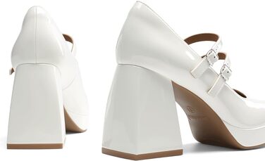 Жіночі туфлі-човники Dream Pairs із закритим носком, білі (розмір 38.5 EU)