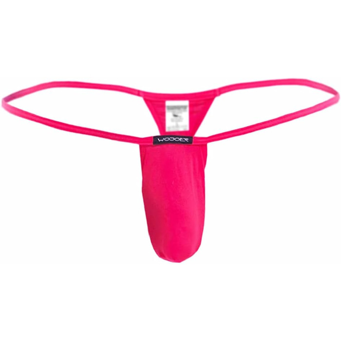 WOJOER Beun Basic Mini Sock String: Шорти-нитки для пляжу та нижньої білизни. Еластичні, з натуральним підняттям для чоловіків. Дизайнерський Cubwear, виготовлено в Німеччині (XL, Neoncoral)