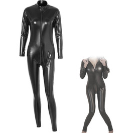 Латексний комплект нижньої білизни AMZII для жінок: боді, легінси, костюм для сексу, вечірки, клубу