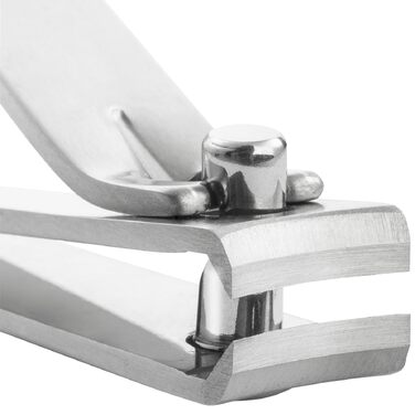 Кусачки для нігтів Zwilling Premium, гіпоалергенні, з вигнутим лезом та підсиленим важелем, сріблясті, 85 мм